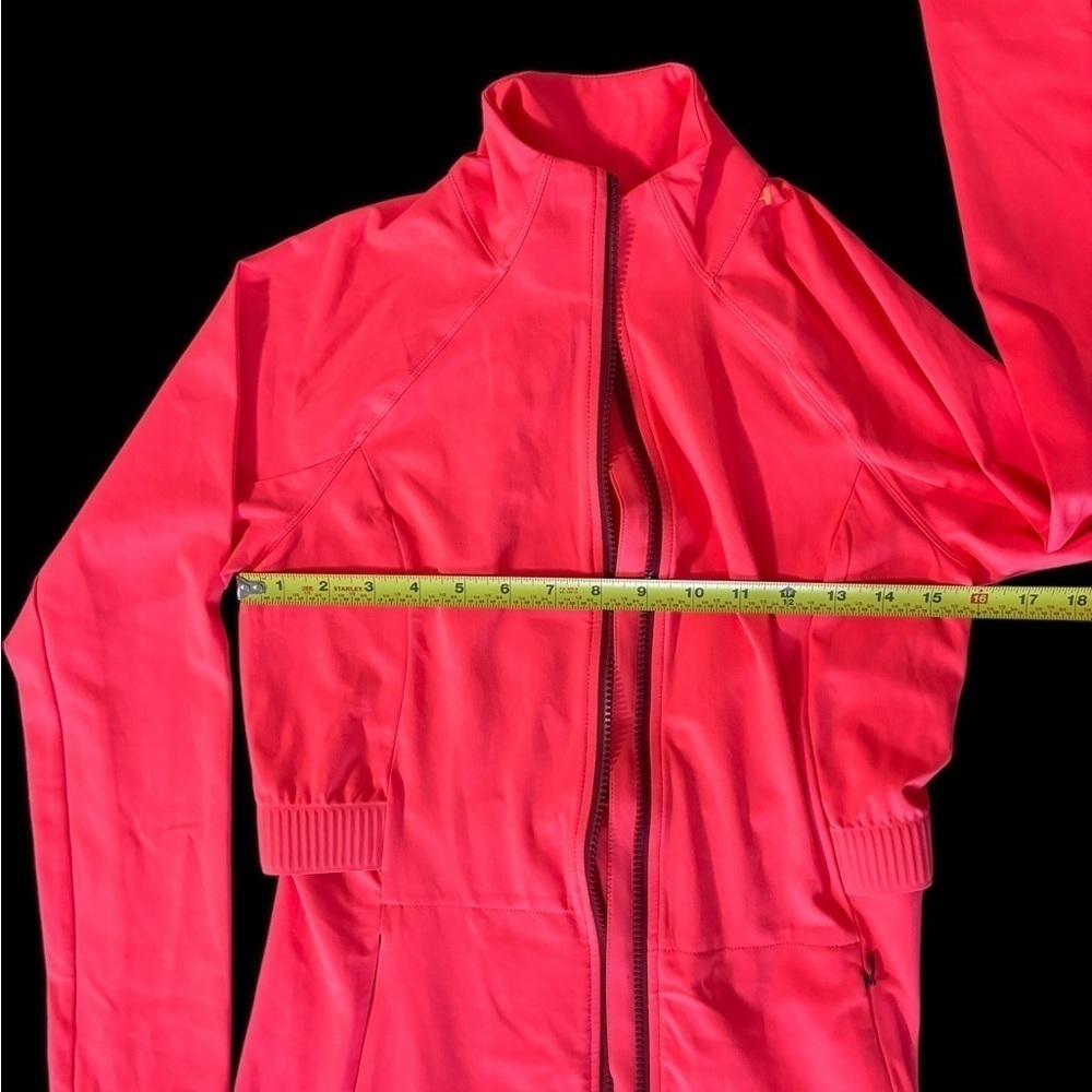 Fabletics - Bright Orange Zip Up Workout Jacket small - Picture 6 of 13